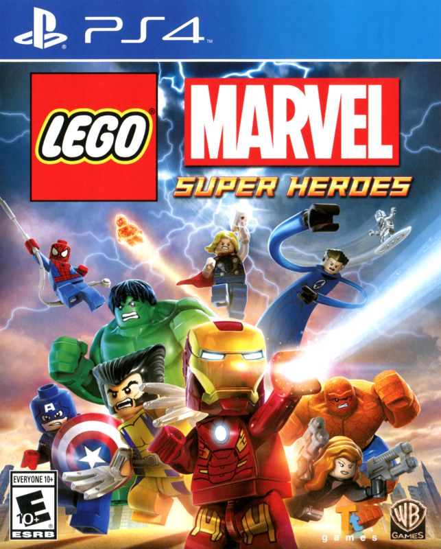 LEGO Marvel Super Heroes box art for Playstation 4